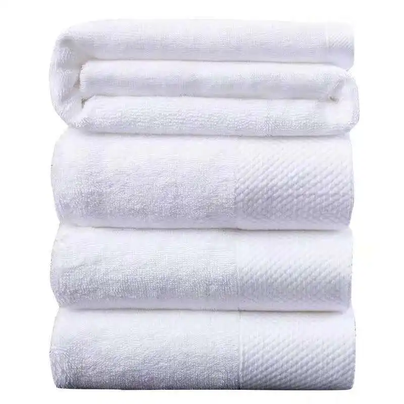 5 Star Hotel Bath Towel 100%Cotton White Home Spa Towel