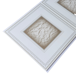 Filipinas moderno estampado en caliente madera <span class=keywords><strong>Plafon</strong></span> techo tableros Cielo Falso PVC plástico Panel tablero azulejos para dormitorio <span class=keywords><strong>Baño</strong></span> - Product Image 5