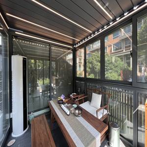 מפעל כל העונה תריס חשמל אלומיניום פרגולה גן חופה גזבו בחוץ פרגולות פרגולות ממונע - Product Image 2