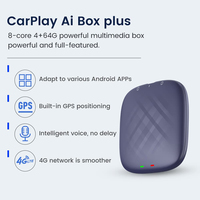 Android 13.0 CarPlay Ai Box Max,8 Go + 128 Go, 8 cœurs, Snapdragon QCM 6125/SM 6225,Support Wireless CarPlay/Wireless Android Auto
