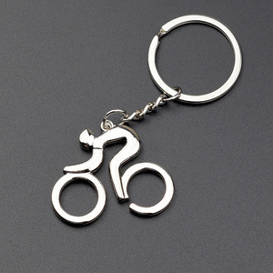 Porte-clés léger en alliage de zinc avec impression UV 3D, motif mini VTT vintage et dessin animé, cadeau unique pour les amateurs de vélo - Product Image 6