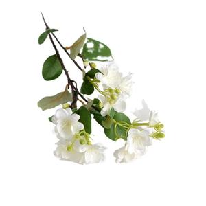 Plantes décoratives d'intérieur de luxe à tige unique, fausses fleurs de <span class=keywords><strong>jasmin</strong></span> artificielles en tissu PU imperméable, en forme de boule - Product Image 6