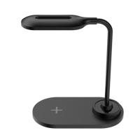 Chargeur sans fil 2 en 1 avec lampe LED, support de charge 15W pour téléphone