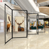 Support d'affichage d'art modulaire moderne et simple, panneau d'affichage photo suspendu pliable, cloison pour exposition