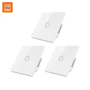 Tuya TYSH 1 Gang Sistema de hogar inteligente Luz inalámbrica Wifi Interruptor Smart Life APP Automatización Compatible con Alexa Google Home