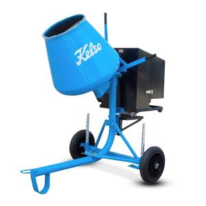 Mélangeur à essence industriel Kelsos KP3.5HON 4.2 pour bricolage, 3,5 pieds cubes, roues anti-crevaison de 16 pouces, double courroie, OEM/ODM, garantie 3 ans - Product Image 1