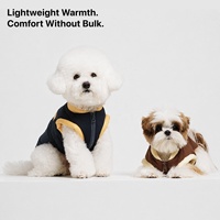OEM ODM |   Gilet isolant pour chien, rembourré Thinsulate, col imperméable, ultra léger, hiver, logo personnalisé, prêt à être expédié