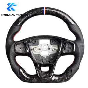 Volante <span class=keywords><strong>de</strong></span> fibra <span class=keywords><strong>de</strong></span> carbono forjado con LED para <span class=keywords><strong>Ford</strong></span> Mondeo Focus ST Mk2 Mk7 <span class=keywords><strong>Fiesta</strong></span> 2013 2014 2015 2016 2017 2018 2019 2020 2021 - Product Image 1