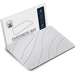 Tapis de bain antidérapant en pierre de diatomite super absorbante CF, tapis de salle de bain, tapis de sol pour chambres, tapis de porte, tapis antidérapant à séchage rapide - Product Image 1