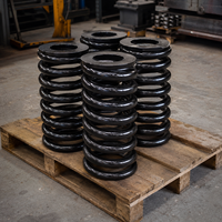 Ressorts de compression en alliage spiralé pour wagons de chemin de fer à usage industriel pour l'extraction de minerai sur
