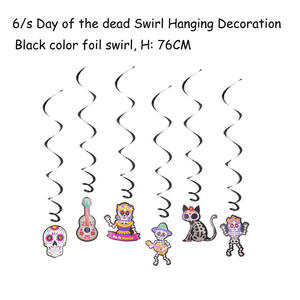 EAST TERN Vente en gros Décoration en papier crépon et feuille en spirale pour le <span class=keywords><strong>Jour</strong></span> des Morts, les fournitures de fête, la remise des diplômes et Noël - Product Image 2