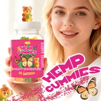 Vente flash : Gummies à l'huile de graines de chanvre biologique avec vitamine B, bonbons à l'extrait de chanvre pour soulager le stress, favoriser le sommeil et l'énergie