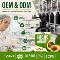 Shampoo Herbal à l'Avocat Marque Privée Adapté aux Cheveux Secs