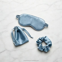 Masque de sommeil de voyage réglable en satin de soie naturelle double face, doux, respirant, pour toutes les saisons – Nouvelle collection très prisée