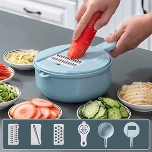 Best Selling 12 in 1 Multifunction <b>Fruit</b> & <b>Vegetable</b> <b>Tools</b> Kitchen <b>Vegetable</b> Grater Cutter Slicer Hand Held <b>Vegetable</b> Slicer - Product Image 5