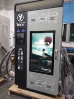 Station de recharge rapide pour véhicules électriques CCS2 DC YLC nouvelle génération 60 kW 90 kW 120 kW avec Ethernet/4G et écran publicitaire de 32 pouces