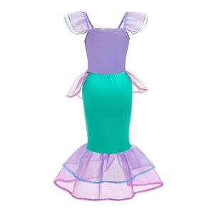 Vestido de noche de sirena con lentejuelas y malla para niñas de MS Summer - Product Image 4
