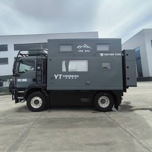 Nueva Autocaravana Diésel Sitrak 4x4 para Expediciones, Camión Todoterreno, RV <span class=keywords><strong>de</strong></span> Servicio Pesado <span class=keywords><strong>con</strong></span> Suspensión Neumática y Función <span class=keywords><strong>de</strong></span> Elevación Superior del Eje - Product Image 5