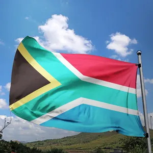 Banderas De Paises 3X5 Ft 100% Polyester Cờ Nam Phi Tùy Chỉnh Ngoài Trời Bền