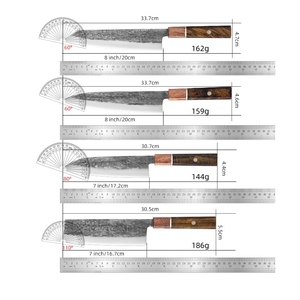 <span class=keywords><strong>Set</strong></span> <span class=keywords><strong>di</strong></span> 4 <span class=keywords><strong>Coltelli</strong></span> Professionali <span class=keywords><strong>da</strong></span> Chef in Acciaio ad Alto Tenore <span class=keywords><strong>di</strong></span> Carbonio, Forgiati a Mano, Ambidestri, <span class=keywords><strong>da</strong></span> 7-8 Pollici, con Coltello <span class=keywords><strong>da</strong></span> <span class=keywords><strong>Macellaio</strong></span> per Carne e Coltello <span class=keywords><strong>da</strong></span> Cucina - Product Image 6