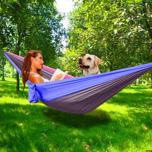 कस्टम लोगो 210 टी नायलॉन कैंपिंग हैममॉक फोल्डेबल फोल्डेबल आउटडोर फर्नीचर निर्माता से कस्टम पैकेज के साथ - Product Image 5