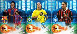 ملصق عدسي ثلاثي الأبعاد 30x40 متين ديكور وهدية من البلاستيك للعطلات مع نماذج وتأثيرات حركة كرة القدم وأنيمي - Product Image 6