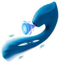 Masseur à ventouse rétractable en silicone ABS étanche IPX6, perles rotatives, appareil de soin corporel, rechargeable par USB, 7 fréquences