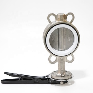 Bán Buôn Loại Đòn Bẩy Ss316l Thép Không Gỉ Van Bướm Ghế PTFE - Product Image 3