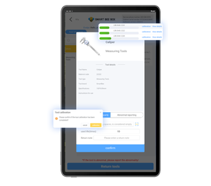 Smartbee lưu trữ thông minh và giải pháp quản lý tùy chỉnh OEM mở rộng tủ với tủ chính để quản lý công cụ - Product Image 5