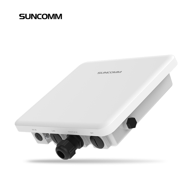 WBH620 SUNCOMM Outdoor Wireless Bridge 5GHz 15km IP67 All Metal Bottom Shell Gigabit Ethernet Port SFP 900Mbps PTP