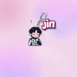 Kpop Idol Schlüsselanhänger Cartoon Niedlicher Schlüsselring Anhänger J-HOPE JK RM SUGA V JIN JIMIN Taschenzubehör Dekoration Fangeschenk - Product Image 2