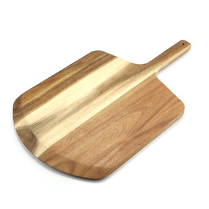 Tabla para Pizza de Madera de Acacia con Asa 50x30x1.5cm para Uso Doméstico - Product Image 1