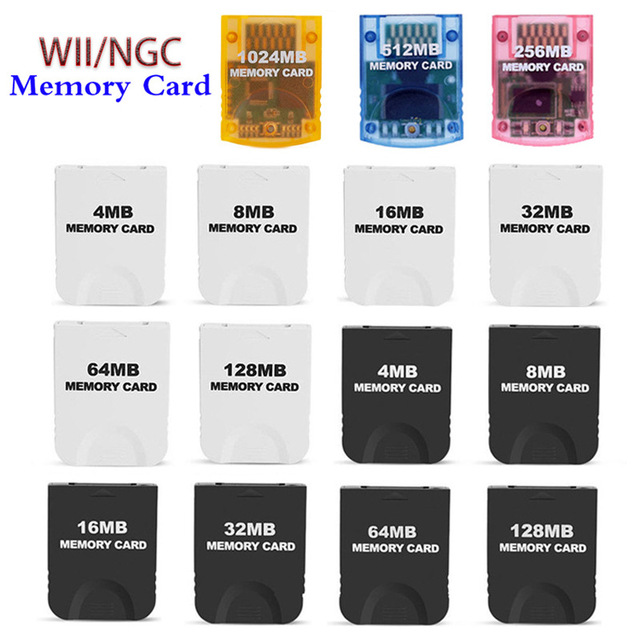 8MB 16MB 32MB 64MB 128MB 256M 512M for NGC GameCubes Console Memory Card Memory Storage Card for Nintendo Wiis Game Card