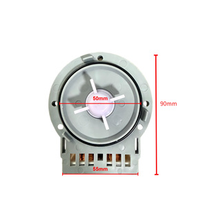 ปั๊มระบายน้ำเครื่องซักผ้า 220V 60Hz ใบพัดขนาด 50 มม. เส้นผ่านศูนย์กลาง 90 มม. สำหรับซ่อมแซมทดแทน - Product Image 1