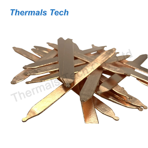 厚さ0.6mmまたは1mmラップトップタブレットPC用の平らな銅ヒートパイプ - Product Image 1