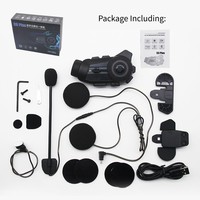 Mains libres, conduite plus sûre, casque de moto pour 6 motards avec caméra à objectif Sony 2K et batterie haute capacité
