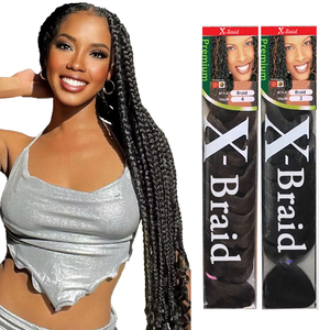 Venta Directa de Fábrica, Cabello Afro Yaki Preestirado de Alta Calidad de 82 Pulgadas y 165g, para Trenzas <span class=keywords><strong>Jumbo</strong></span>, Trenzas de Ganchillo y Extensiones de Trenzas en Caja, en Stock - Product Image 1