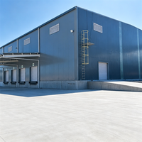 Bâtiment préfabriqué en structure acier de qualité supérieure avec cadre galvanisé à chaud pour entrepôts industriels et projets de fabrication