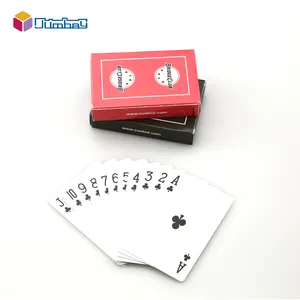 Custom Merk Reclame Leverancier Adverteren Type Logo Diensten Gemarkeerd Gerecycled Volwassen Playing Poker Kaart