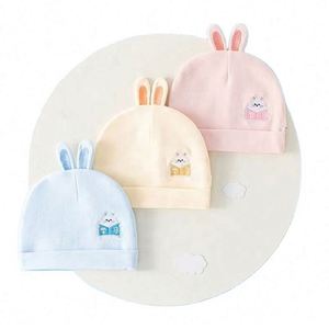 Venta al por Mayor de Gorros Cálidos de Algodón para Bebés Recién Nacidos con Estampado de Puntos y Dibujos Animados, Diseño Unisex para Playa y Uso Diario, Personalizables - Product Image 2