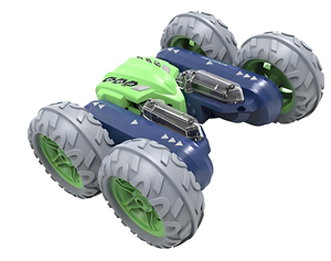 Auto Telecomandata Acrobatica Ricaricabile a Doppia Faccia 360° °   Trucchi di Rotazione e Capovolgimento, Luci LED Regolabili, Musica Integrata, Divertente Veicolo Telecomandato - Product Image 1