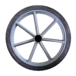 Brouette de construction à propulsion humaine robuste à deux roues Chariot de travail à godet bleu pour le stockage OEM sur site de construction - Product Image 5