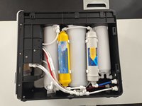 Système de purification d'eau par gravité 400 GPD, système d'osmose inverse innovant intégré à alimentation par pression gravitaire, sans électricité