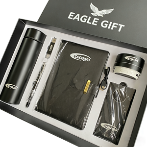 Set de Regalo Corporativo Ejecutivo Personalizado con Cuaderno, Bolígrafo, USB, Termo, Altavoz, Cable y Batería Externa - Product Image 3