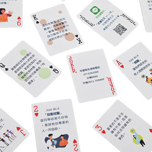 Cartes mémoire personnalisées à énergie positive Copywriting Cartes de poker en papier d'impression personnalisées - Product Image 3