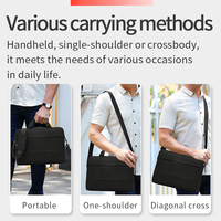 CoolBELL 13 15 pouces, sacoche pour ordinateur portable moderne et portable pour hommes, avec logo personnalisé, en polyester imperméable, sac pour ordinateur portable