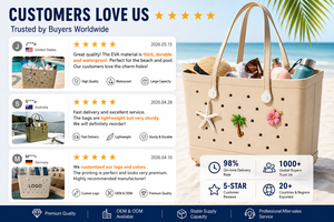 Sac de plage en EVA en gros, sac fourre-tout en caoutchouc imperméable et anti-chute pour enfants, pour la collecte de jouets de plage et de sable, pour le plaisir estival des tout-petits, OEM - Product Image 4