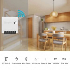 Baru untuk Hotel 10A Produk Seri <span class=keywords><strong>Mini</strong></span> Sonoff Lampu WiFi Nirkabel Mendukung Aplikasi Ewelkin Sonoff DIY - Product Image 3