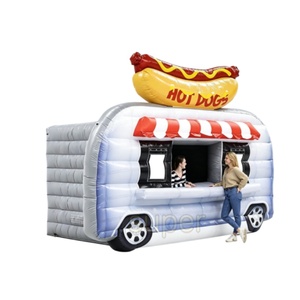 Tente gonflable commerciale d'extérieur, camion de vente ambulante gonflable, food truck gonflable, bus alimentaire gonflable, bar à café gonflable pour la location commerciale - Product Image 5