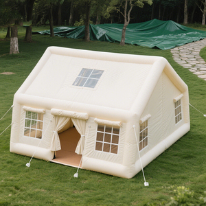 Tente de camping gonflable luxueuse et confortable, tissu Oxford de haute qualité, grand espace pour les aventures en famille en plein air - Product Image 4